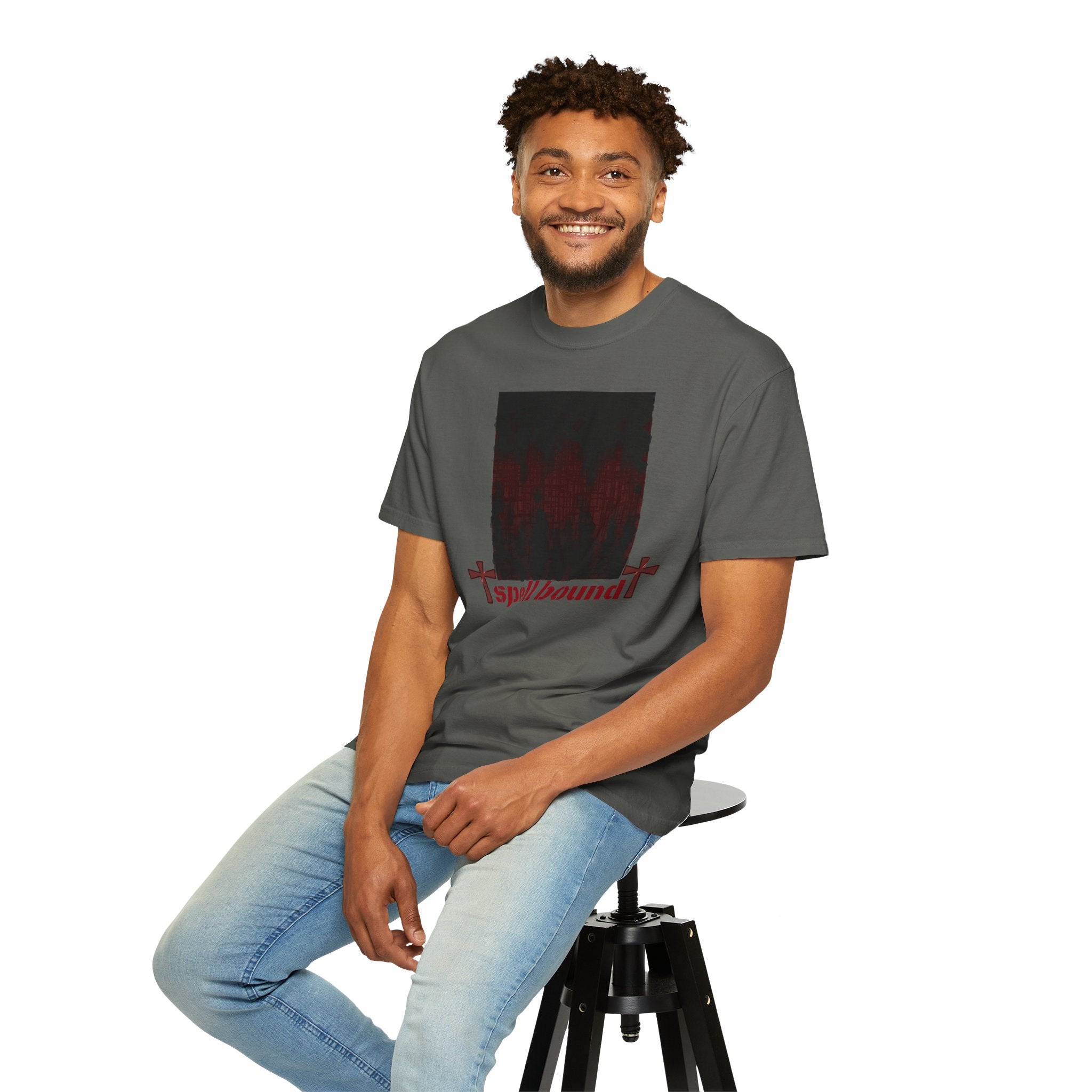 Spell Bound T-Shirt — Gothic Cross Graphic Tee