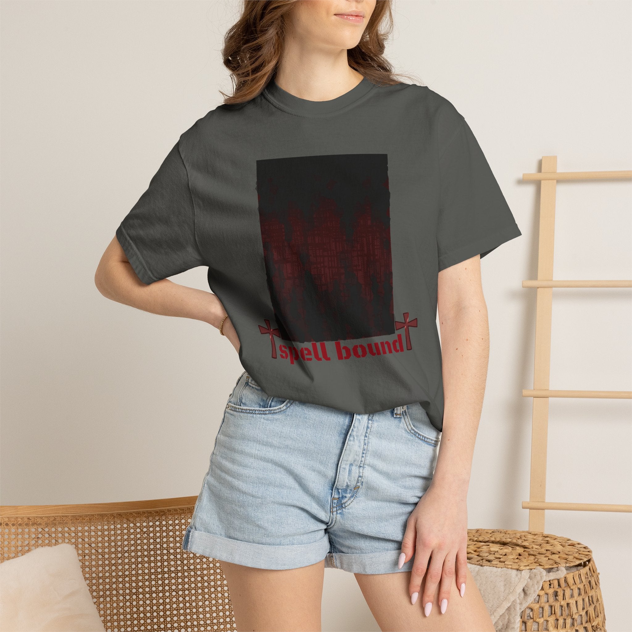 Spell Bound T-Shirt — Gothic Cross Graphic Tee