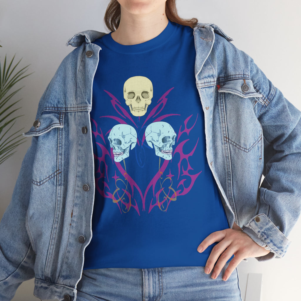 Skull Laughter Balloon Unisex Tee | Punk Emo Alt Graphic Tee