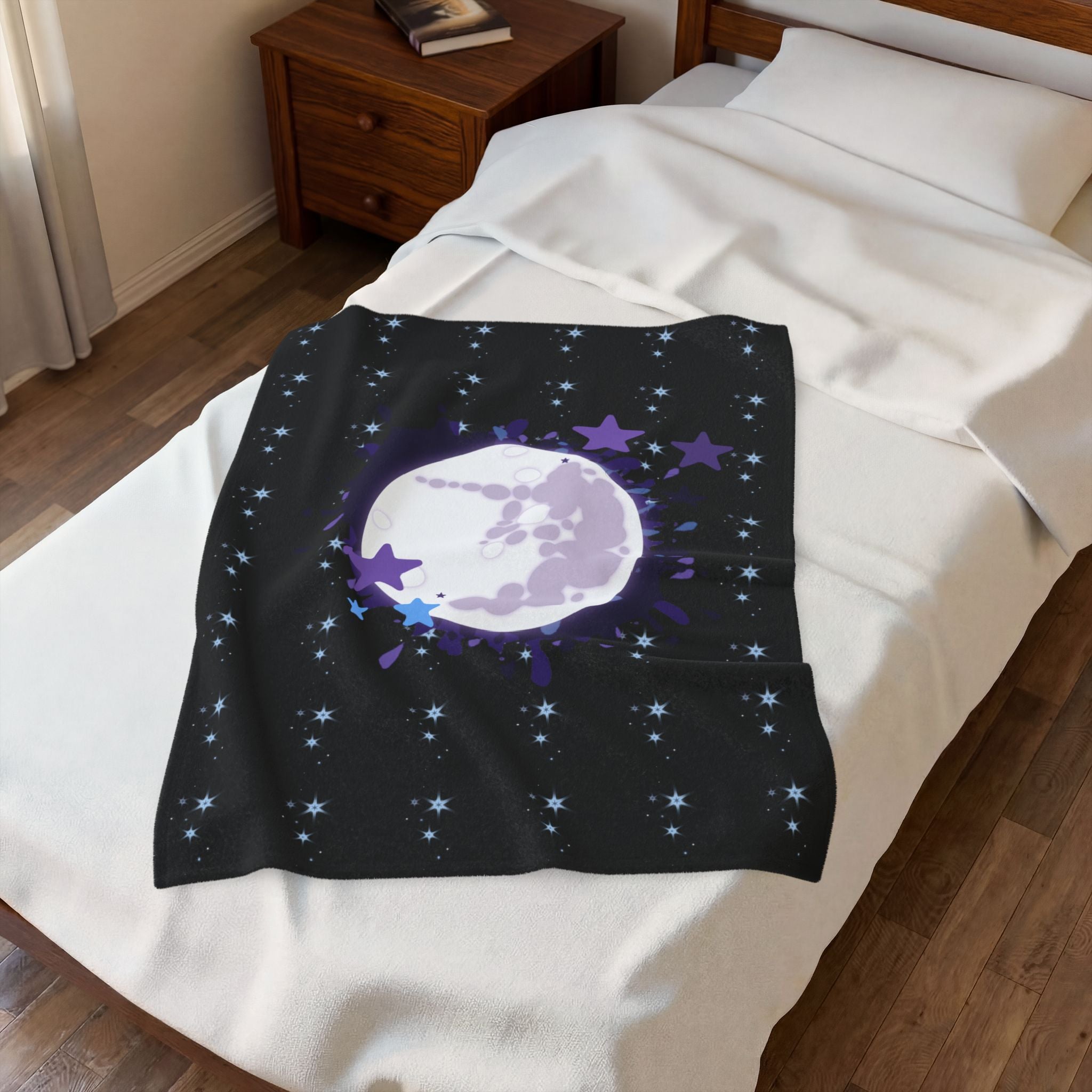 Mare in the Moon Velveteen Plush Blanket