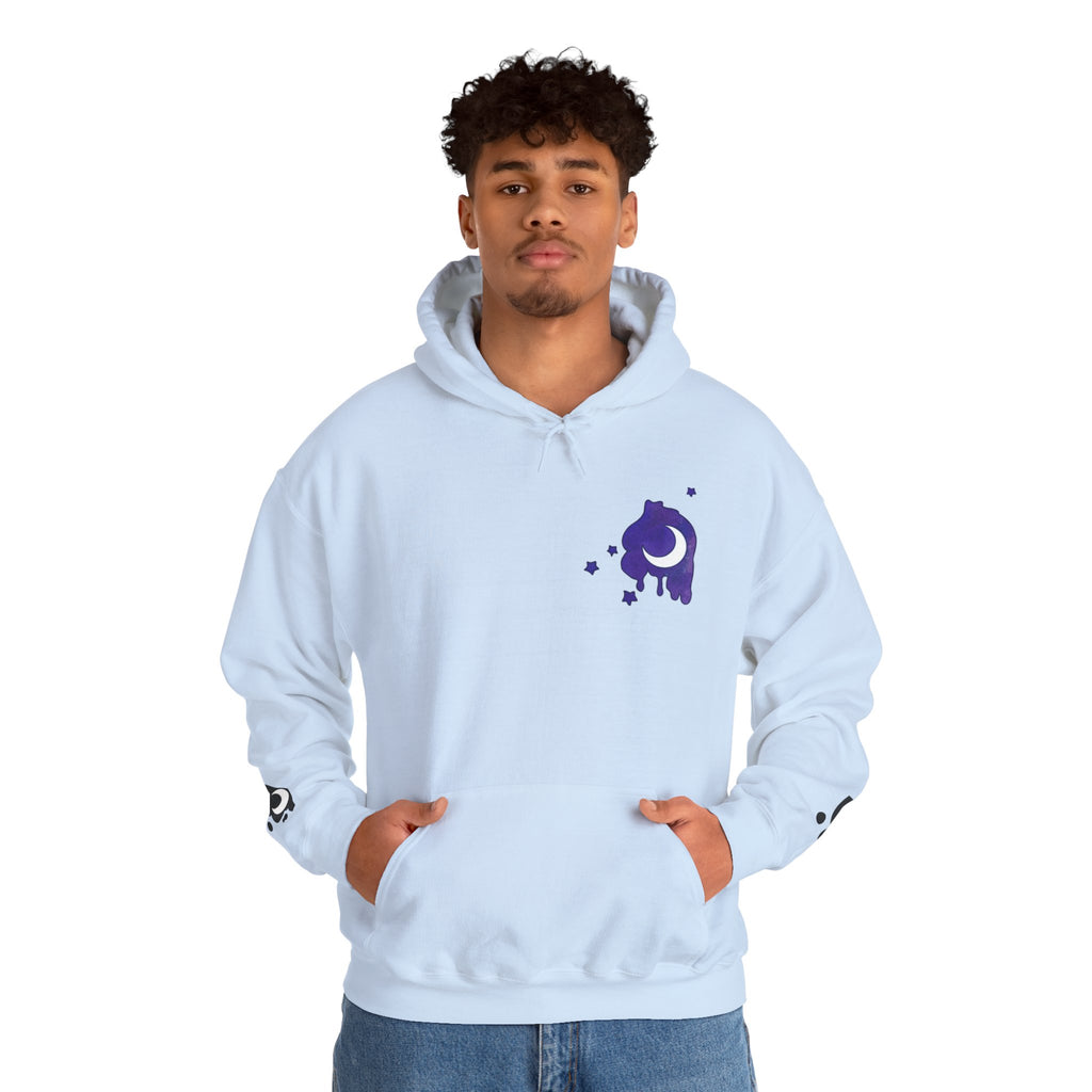 Lunar Alicorn Hoodie | Moody Moon Wings Alt Aesthetic Graphic Sweatshirt