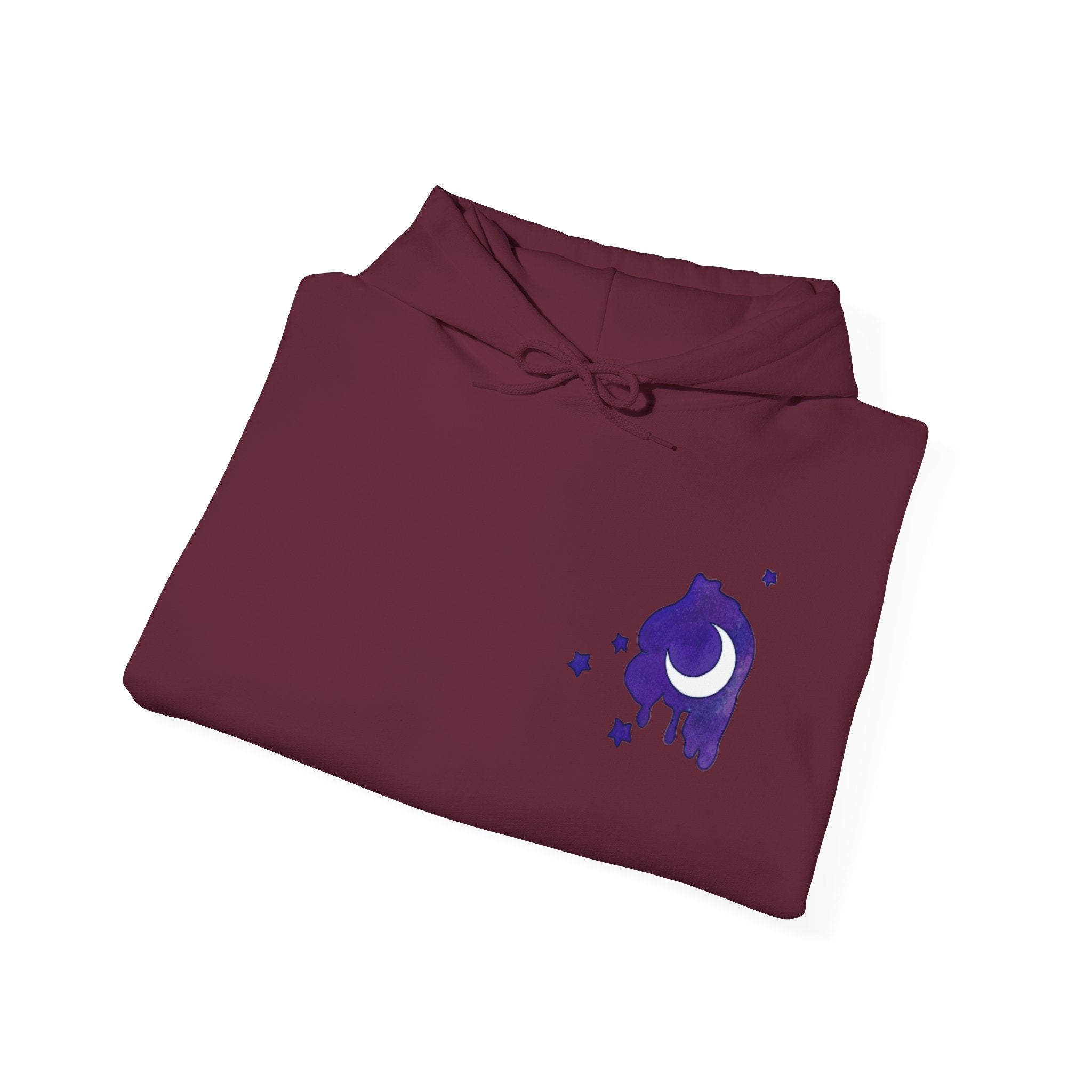 Lunar Alicorn Hoodie | Moody Moon Wings Alt Aesthetic Graphic Sweatshirt