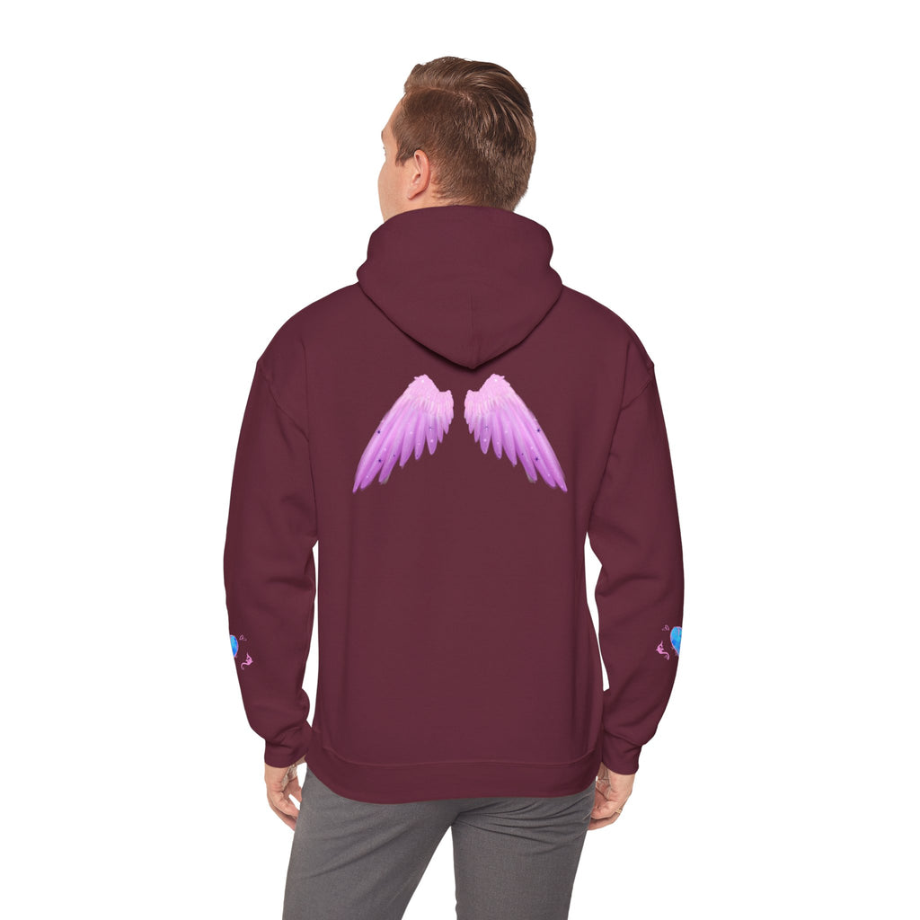 Crystal Heart Alicorn Hoodie | Alt Mythical Creature Graphic Sweatshirt Love