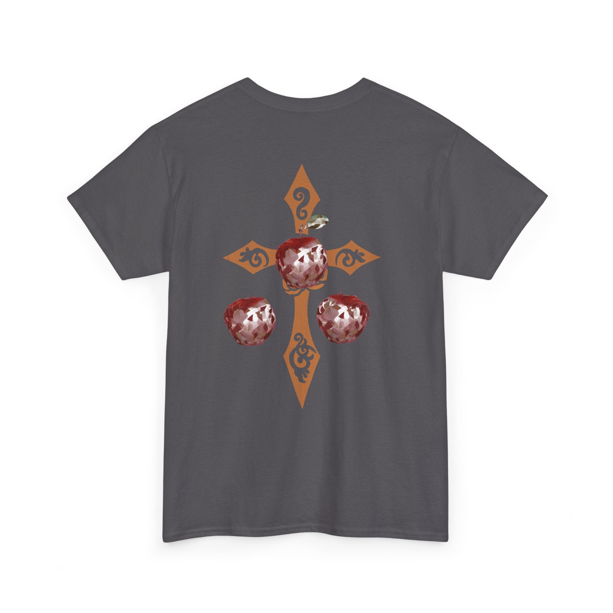 Crystal Apple Cross Graphic Tee | Alt Emo Creature Tee