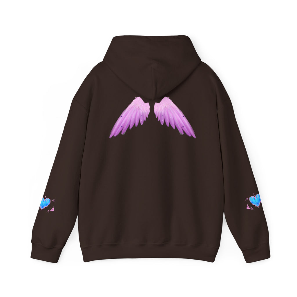 Crystal Heart Alicorn Hoodie | Alt Mythical Creature Graphic Sweatshirt Love