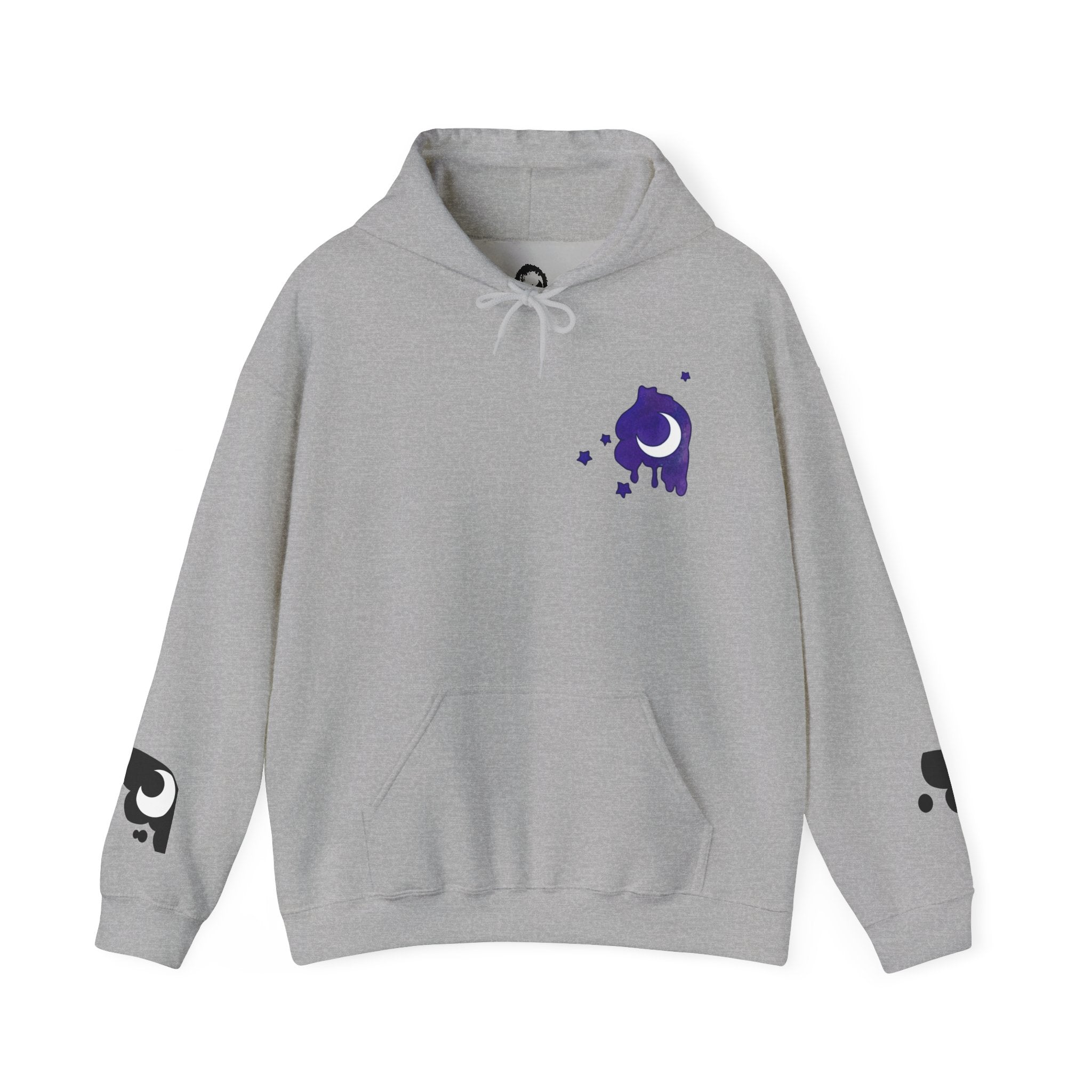 Lunar Alicorn Hoodie | Moody Moon Wings Alt Aesthetic Graphic Sweatshirt