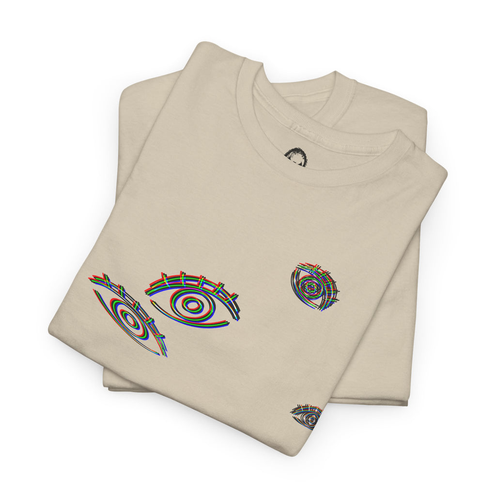 Angel Wings & Eyes Graphic Tee — Spiritual Aesthetic Streetwear