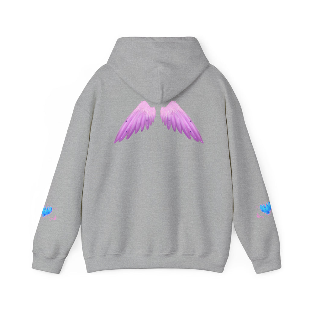Crystal Heart Alicorn Hoodie | Alt Mythical Creature Graphic Sweatshirt Love
