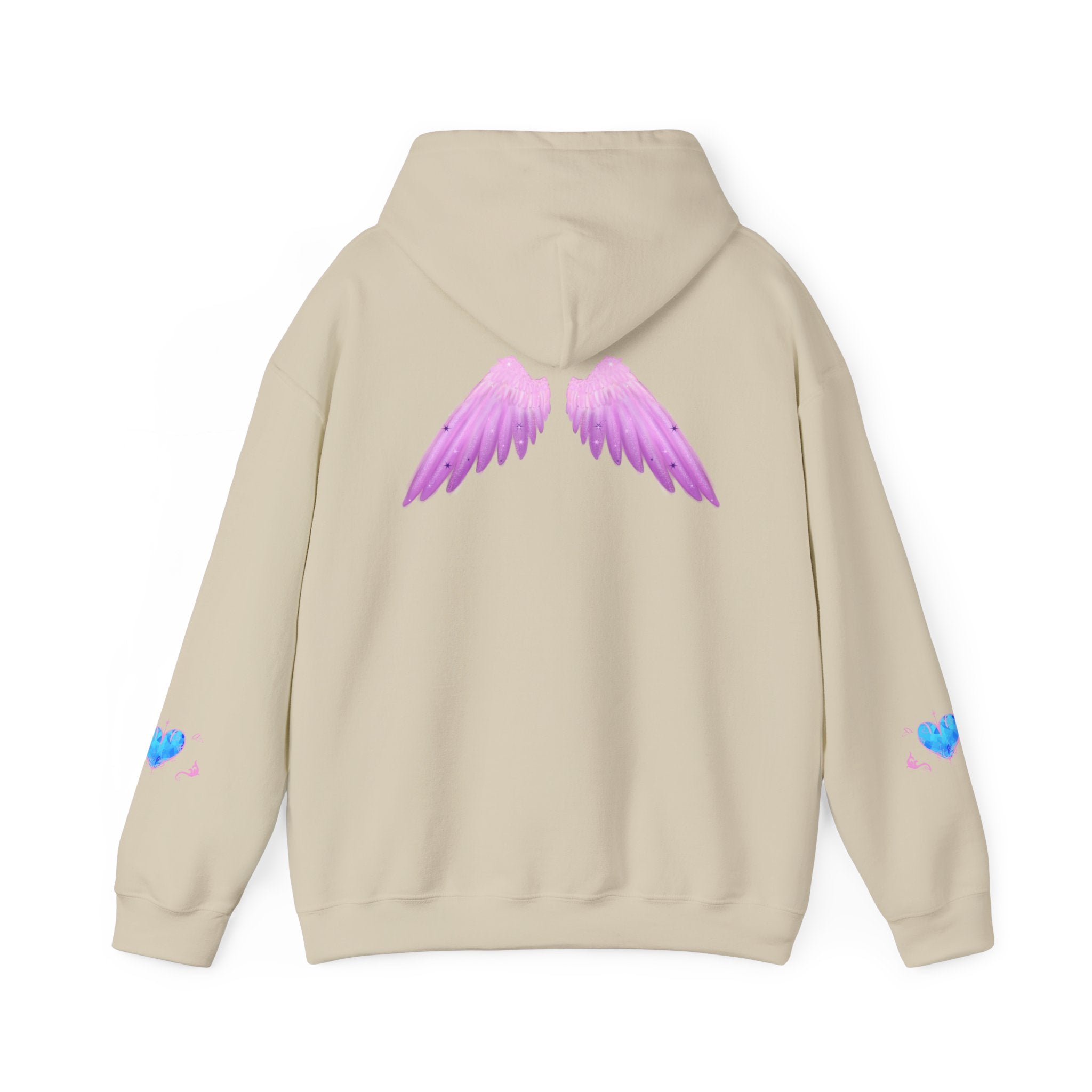 Crystal Heart Alicorn Hoodie | Alt Mythical Creature Graphic Sweatshirt Love