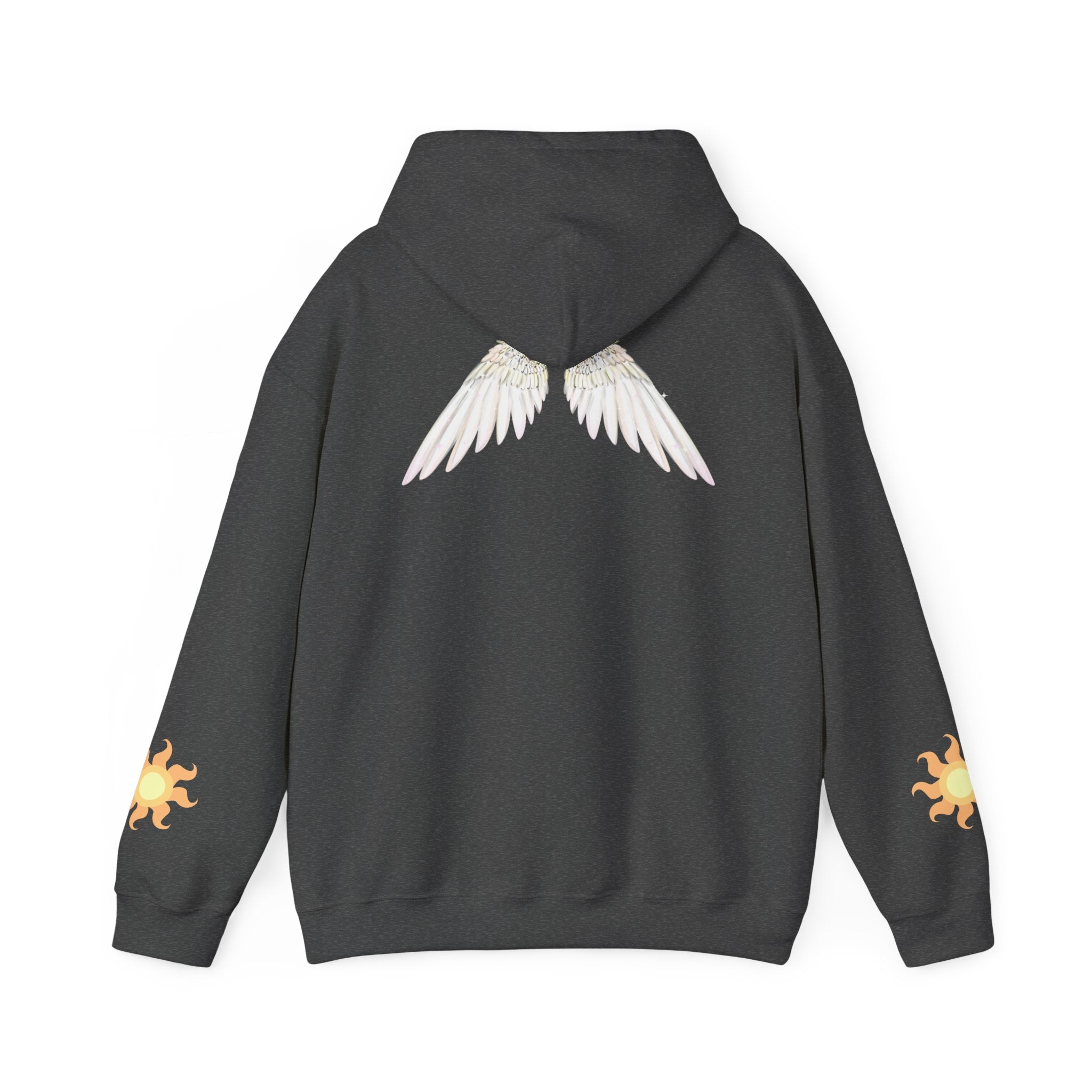 Celestial Alicorn Hoodie | Alt Mythical Wings Moon Graphic Sweatshirt
