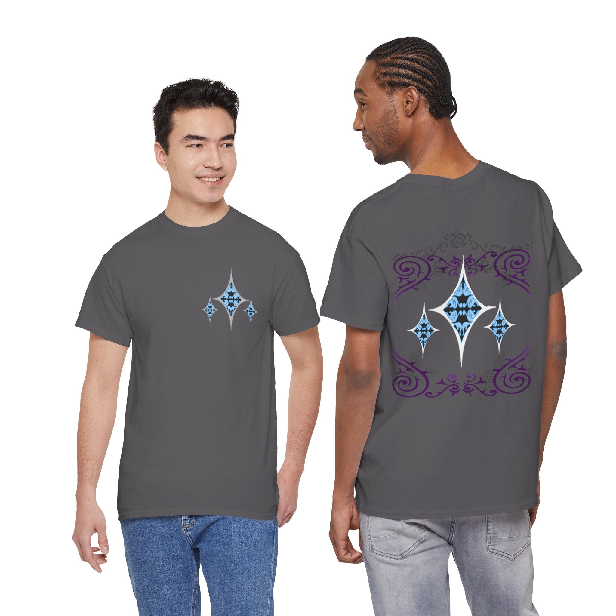 Blue Diamonds Unisex Tee | Alt Emo Rare Graphic Tee