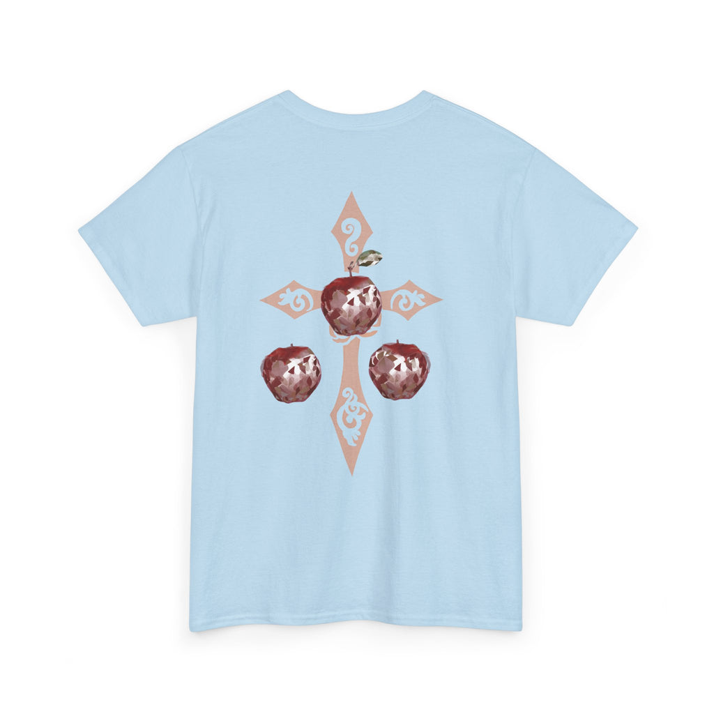 Crystal Apple Cross Graphic Tee | Alt Emo Creature Tee