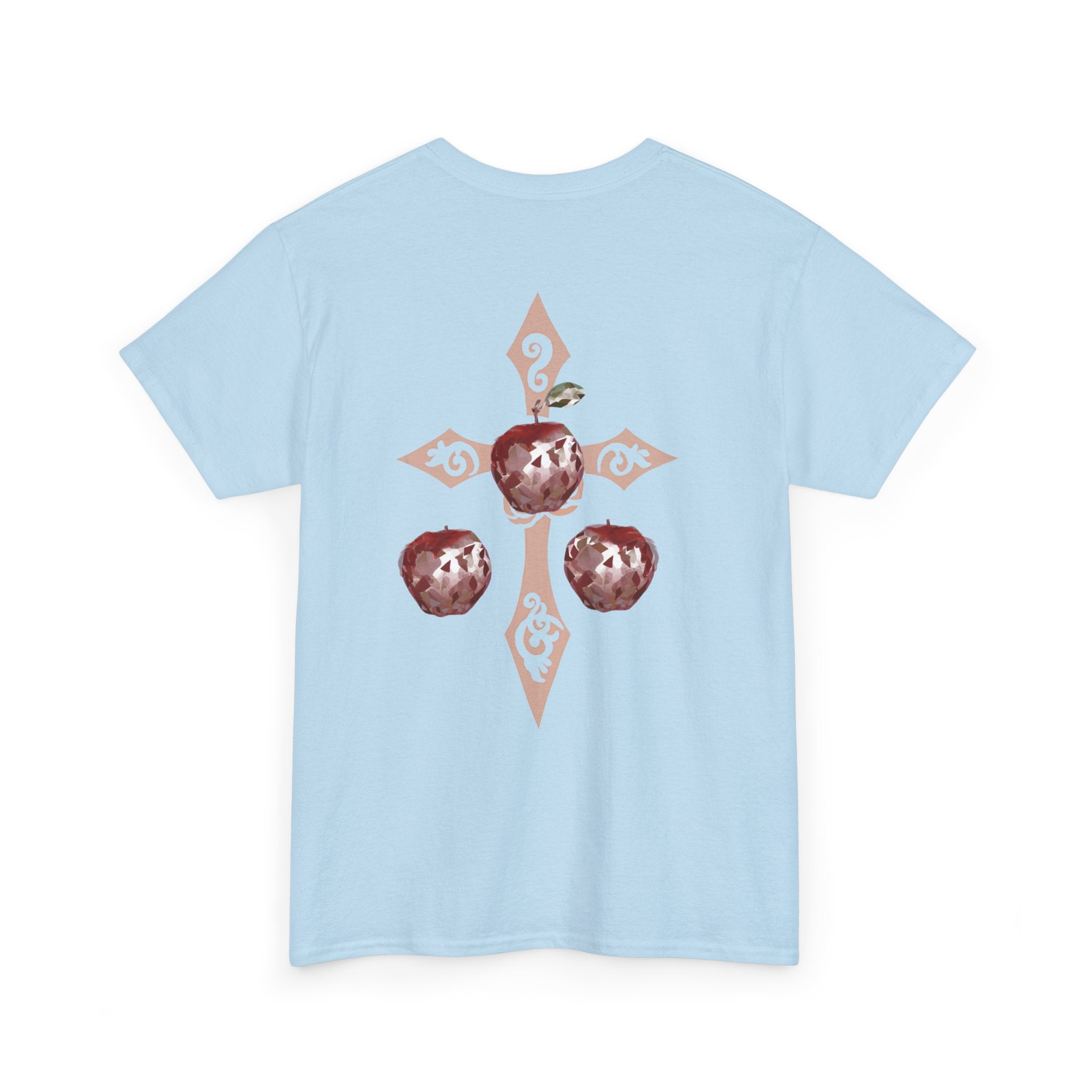 Crystal Apple Cross Graphic Tee | Alt Emo Creature Tee