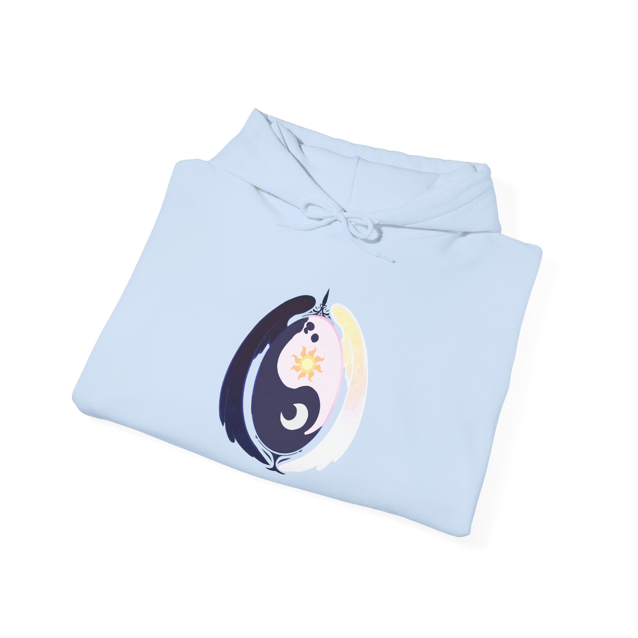 Lunar Celestial Alicorn Hoodie | Royal Sisters Alt Gothic Moon Sun Unisex Sweatshirt