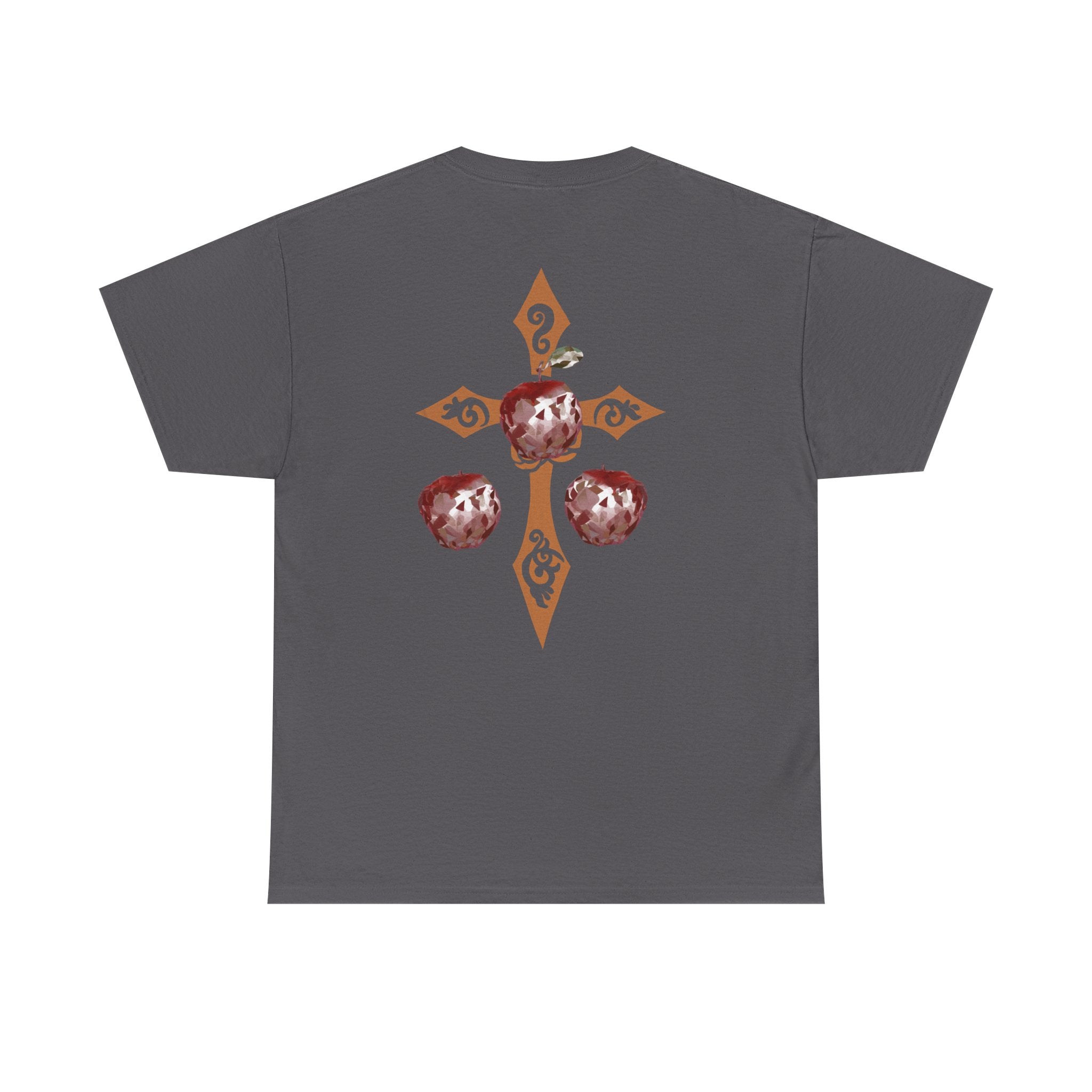 Crystal Apple Cross Graphic Tee | Alt Emo Creature Tee