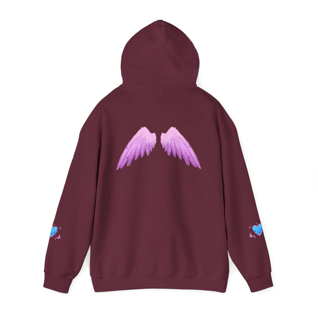 Crystal Heart Alicorn Hoodie | Alt Mythical Creature Graphic Sweatshirt Love