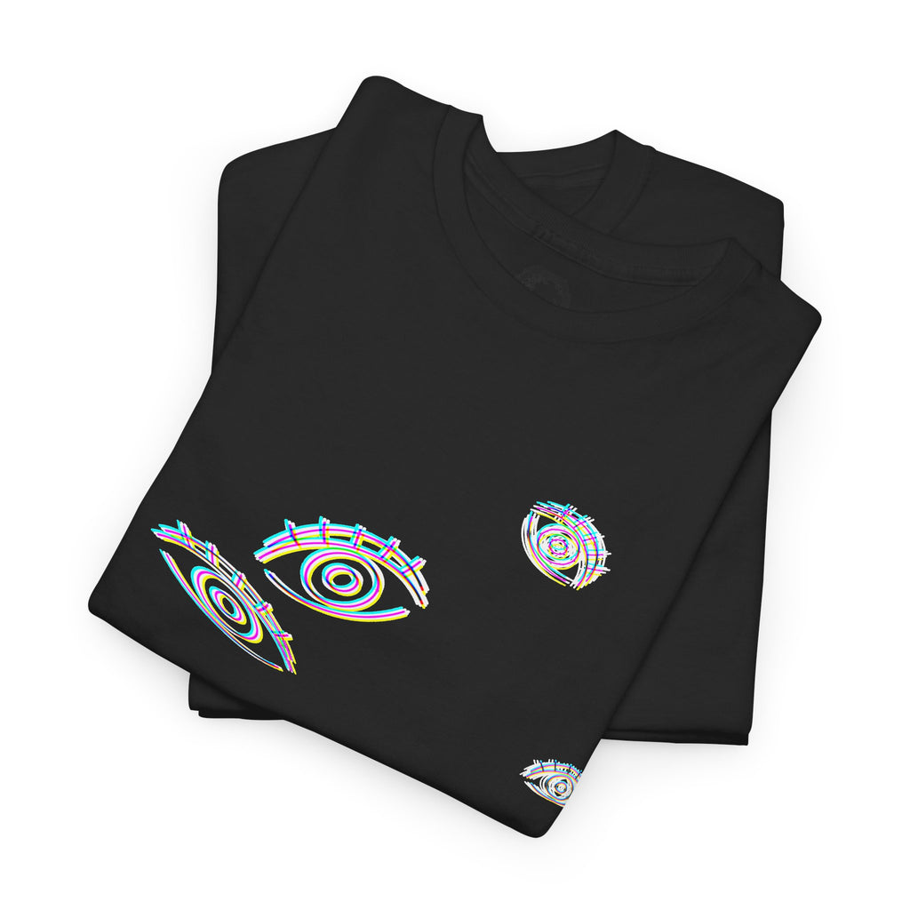 Angel Wings & Eyes Graphic Tee — Spiritual Aesthetic Streetwear