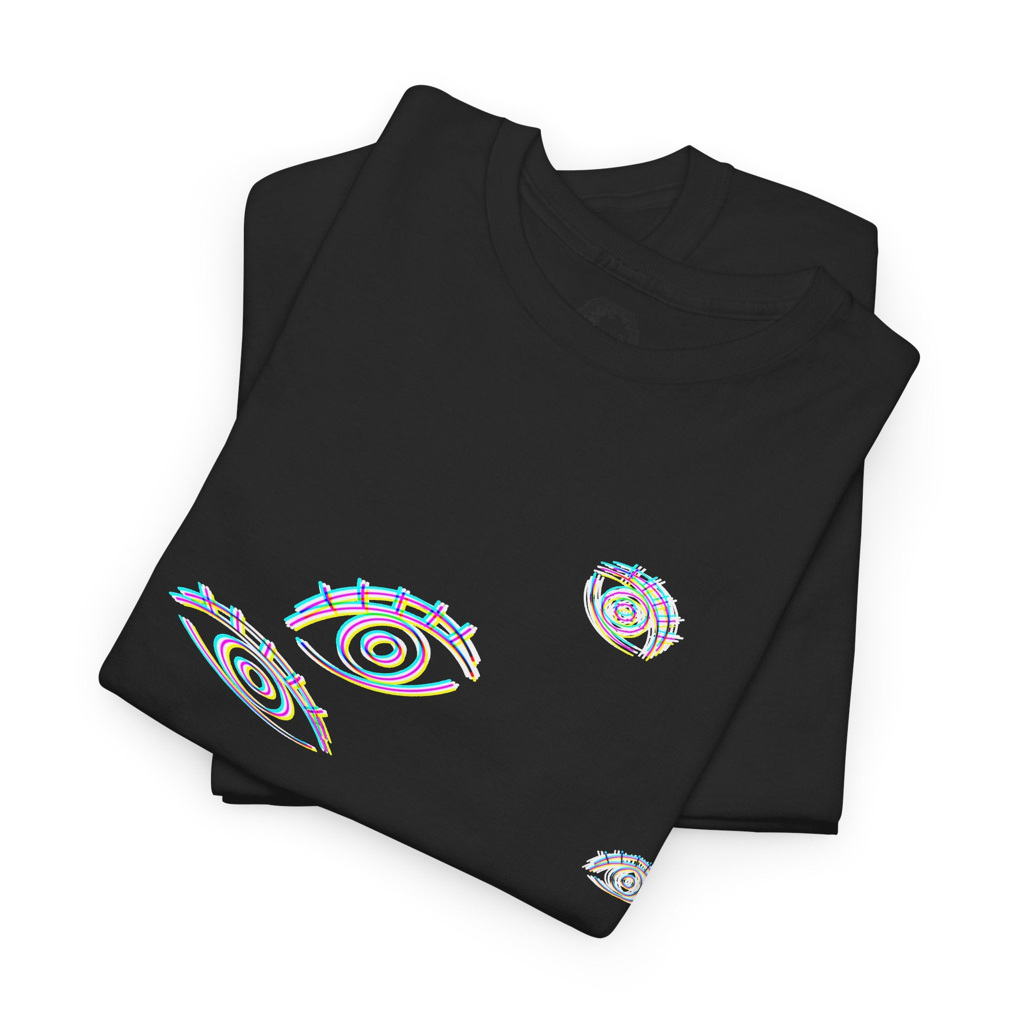 Angel Wings & Eyes Graphic Tee — Spiritual Aesthetic Streetwear