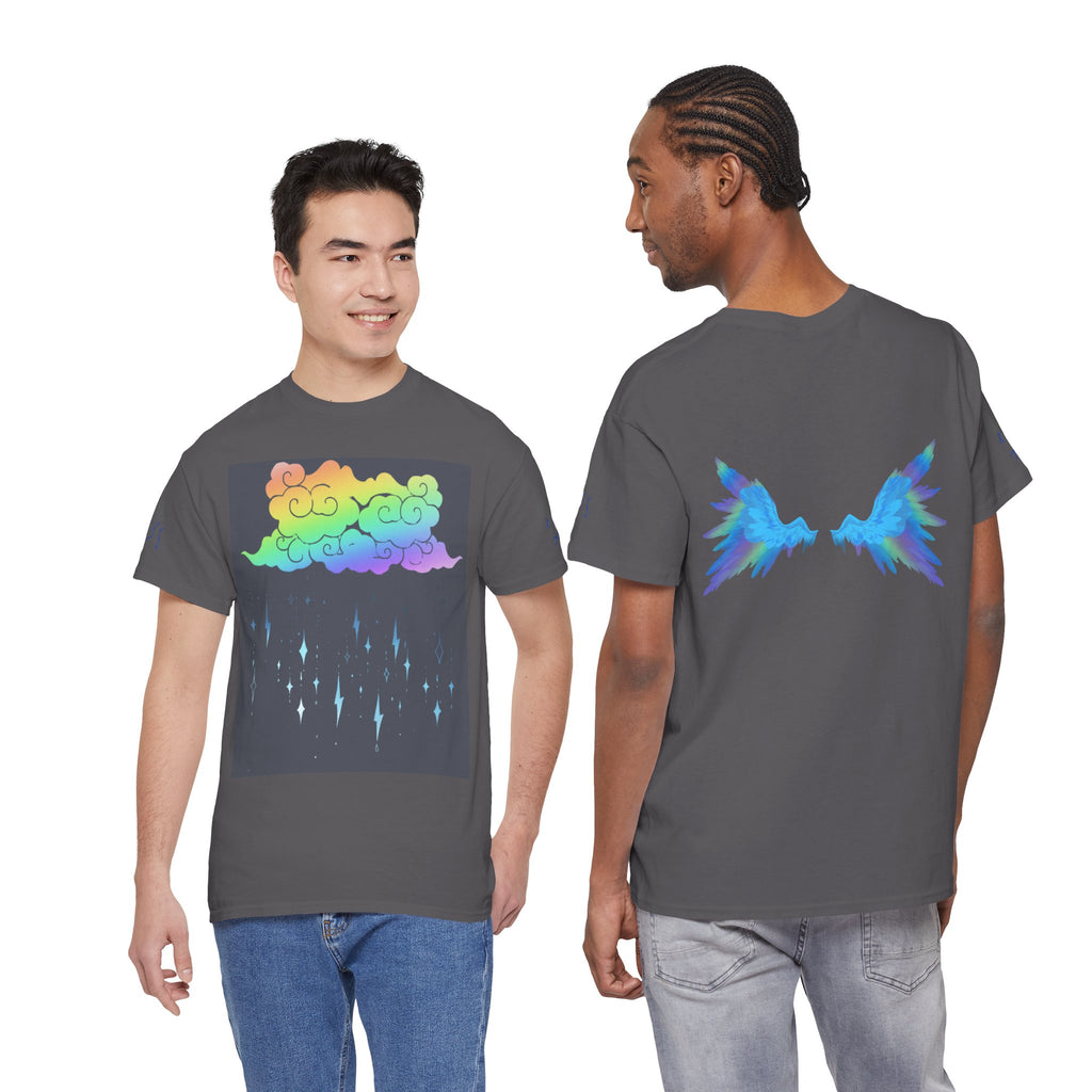 Rainbow Storm Unisex Tee | Alt Emo Colorful Graphic Tee