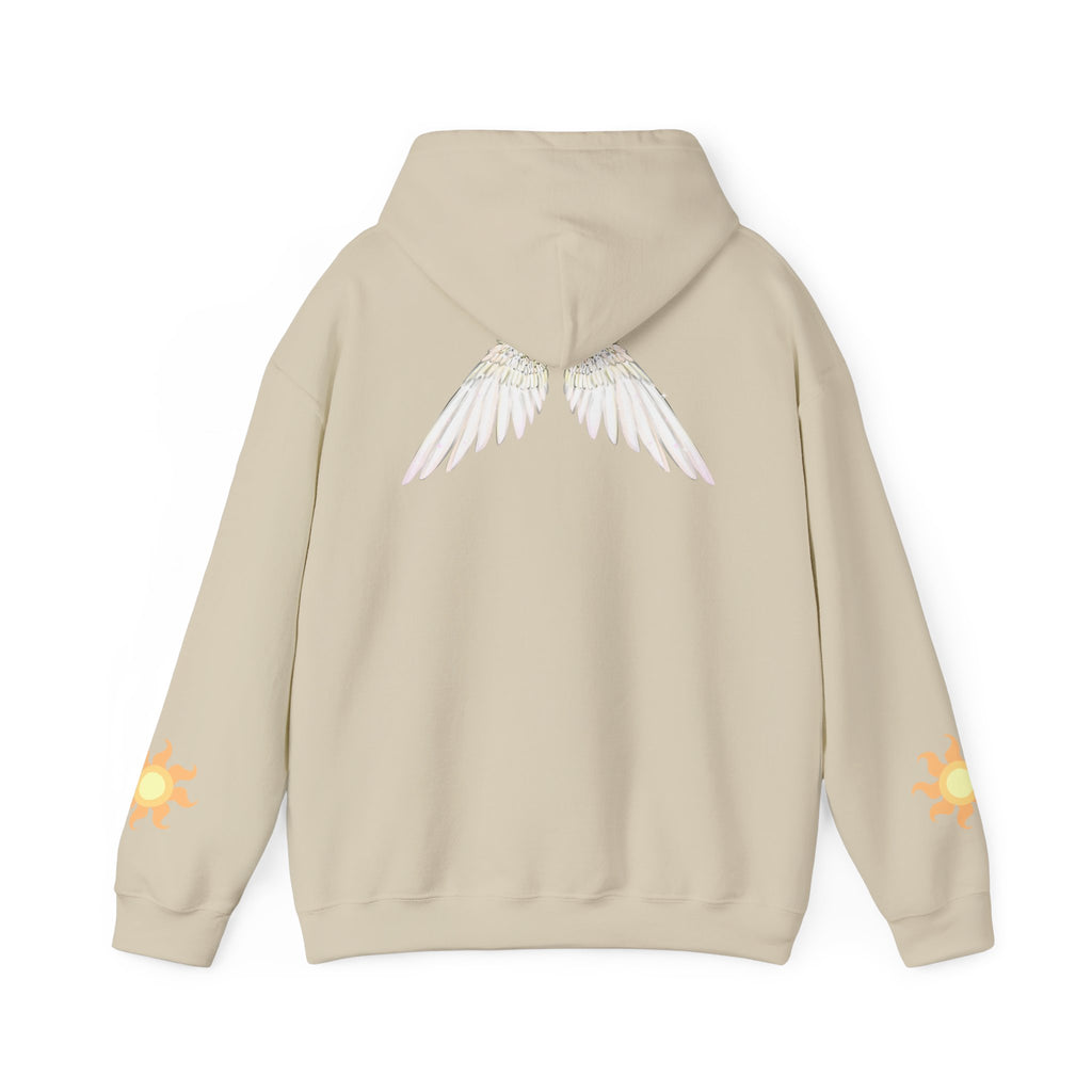 Celestial Alicorn Hoodie | Alt Mythical Wings Moon Graphic Sweatshirt