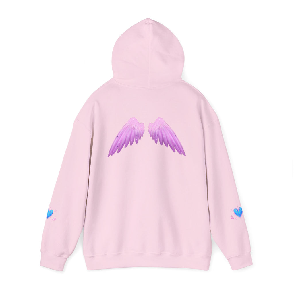 Crystal Heart Alicorn Hoodie | Alt Mythical Creature Graphic Sweatshirt Love