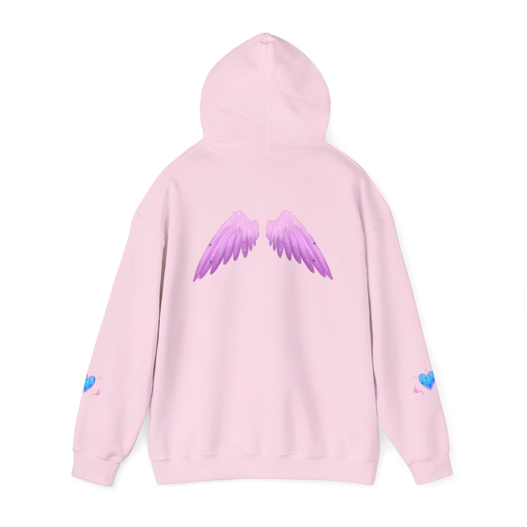 Crystal Heart Alicorn Hoodie | Alt Mythical Creature Graphic Sweatshirt Love