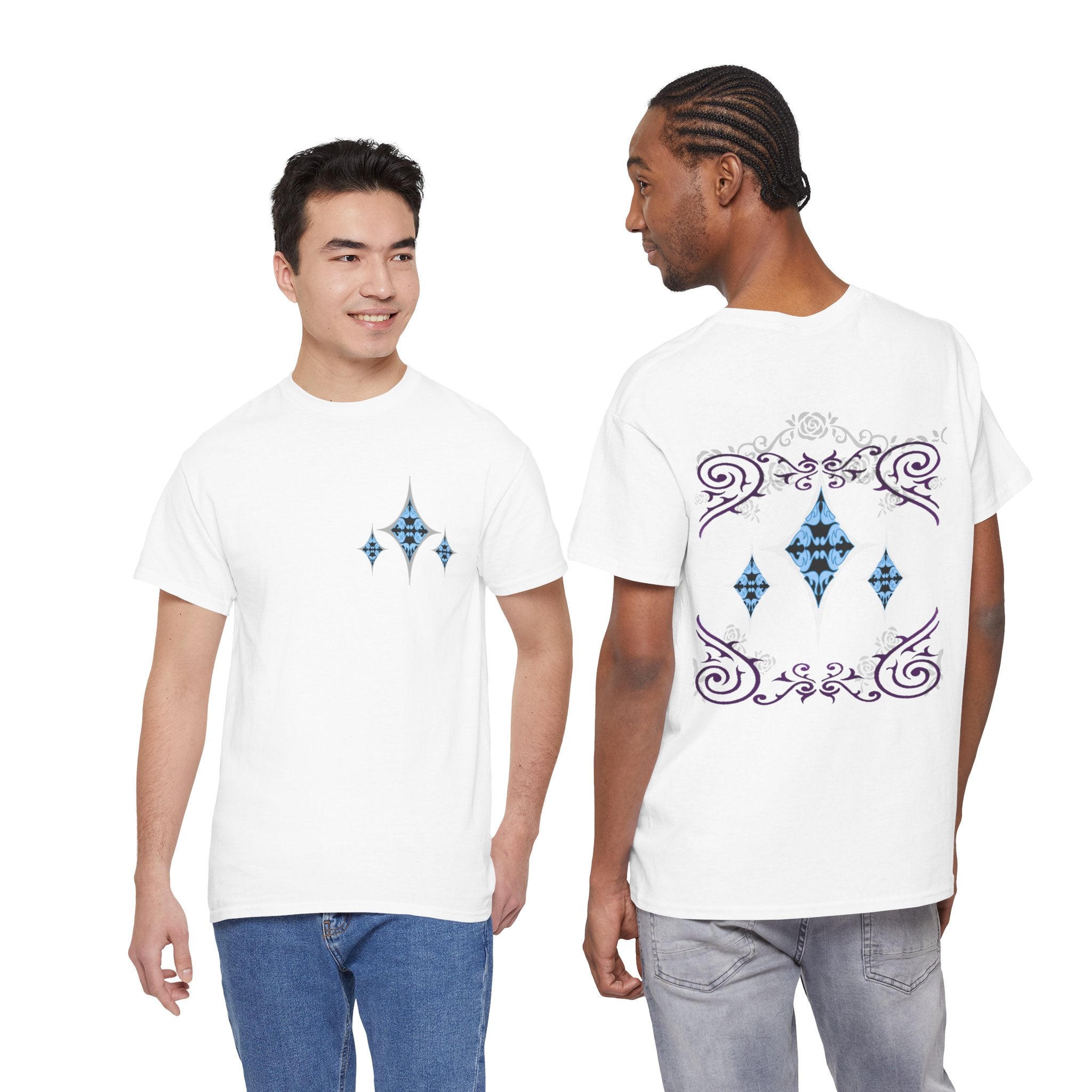 Blue Diamonds Unisex Tee | Alt Emo Rare Graphic Tee