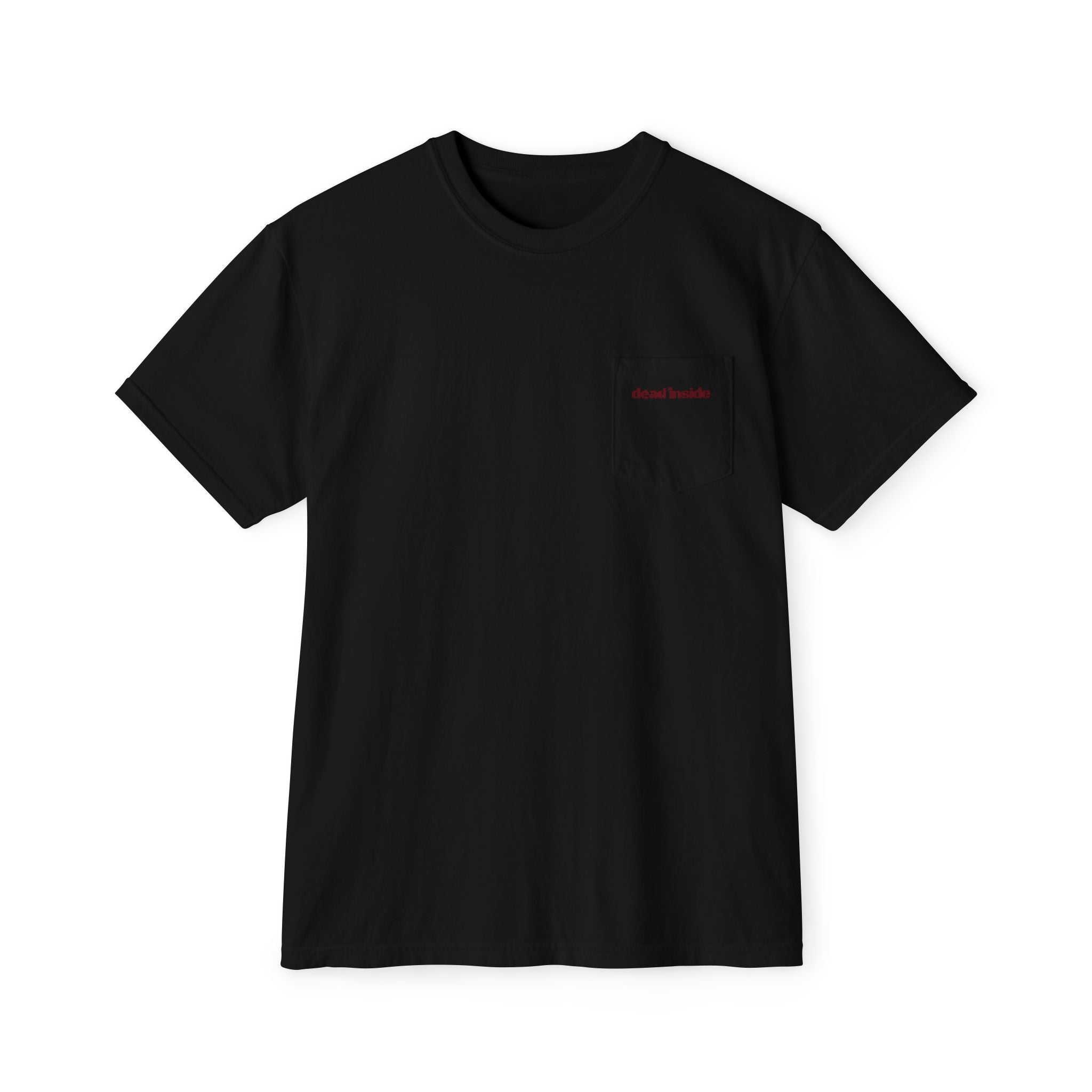 Dead Inside Coffin Pocket Tee | Gothic Emo Alt Graphic T-Shirt
