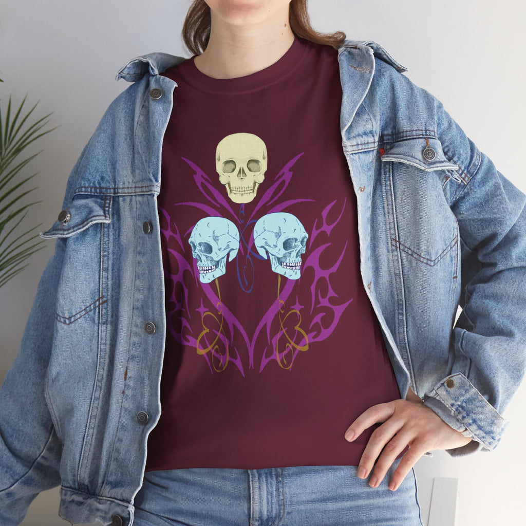Skull Laughter Balloon Unisex Tee | Punk Emo Alt Graphic Tee