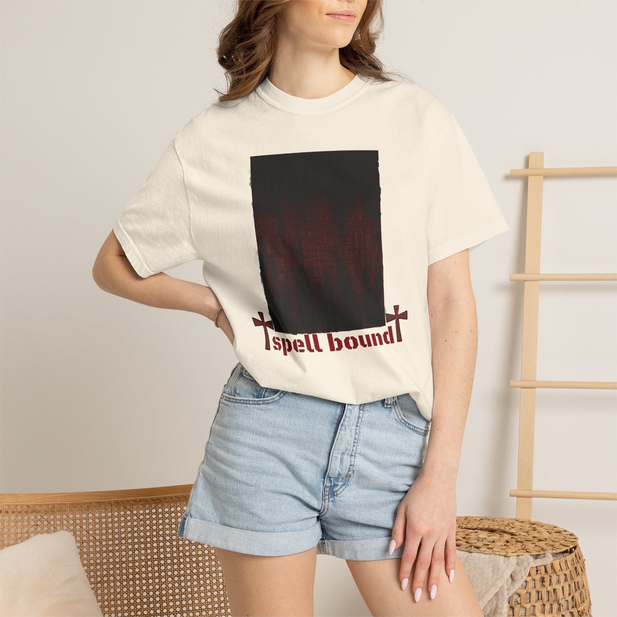 Spell Bound T-Shirt — Gothic Cross Graphic Tee