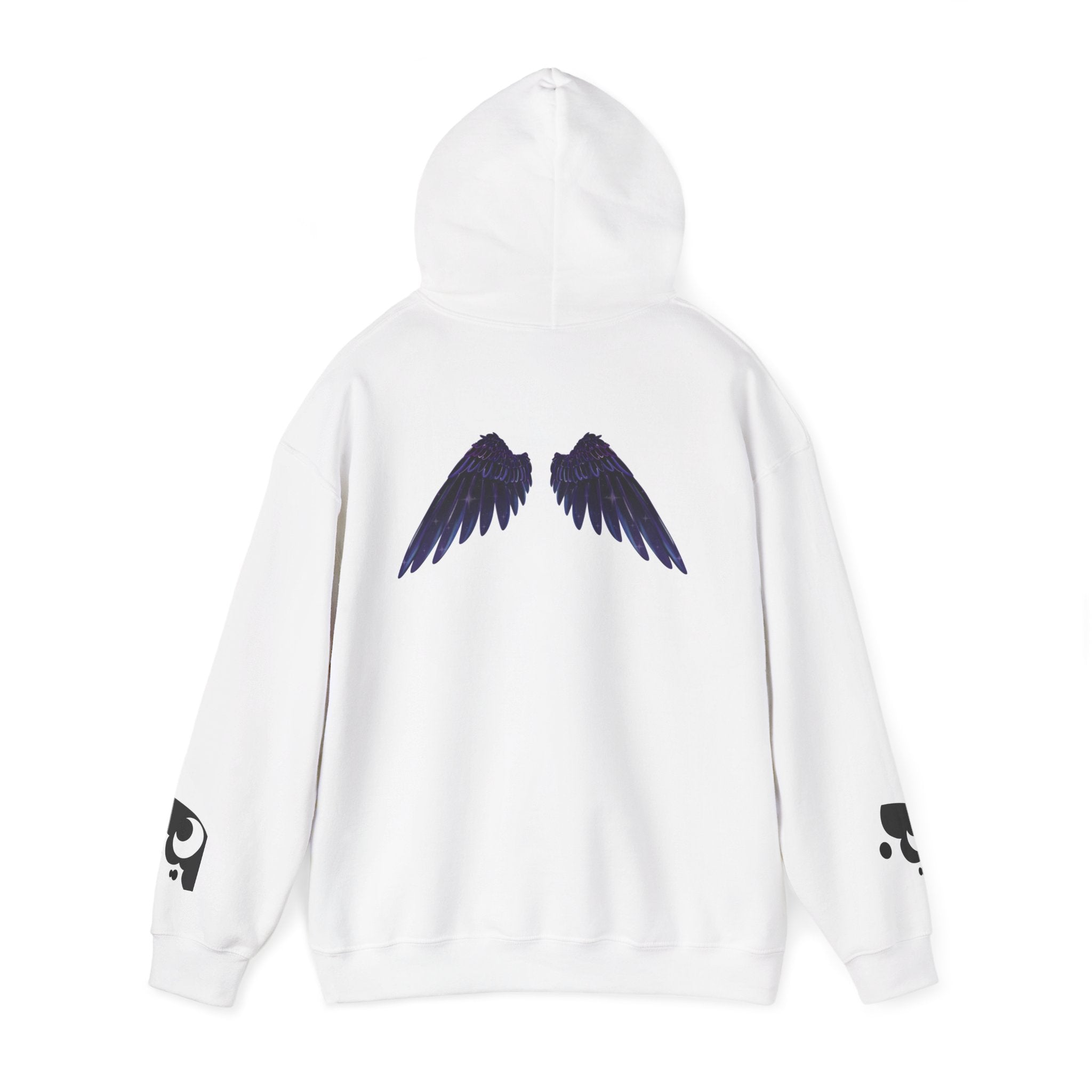 Lunar Alicorn Hoodie | Moody Moon Wings Alt Aesthetic Graphic Sweatshirt
