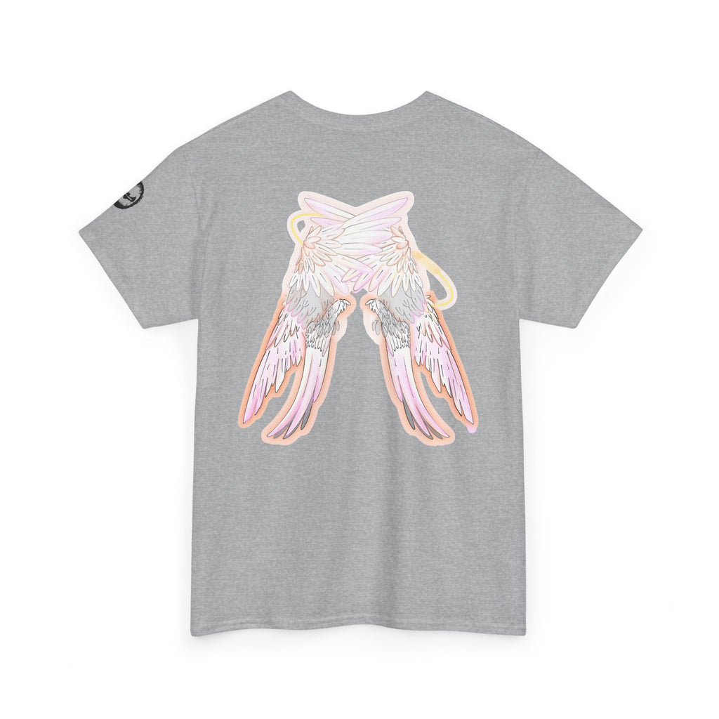 Angel Wings & Eyes Graphic Tee — Spiritual Aesthetic Streetwear