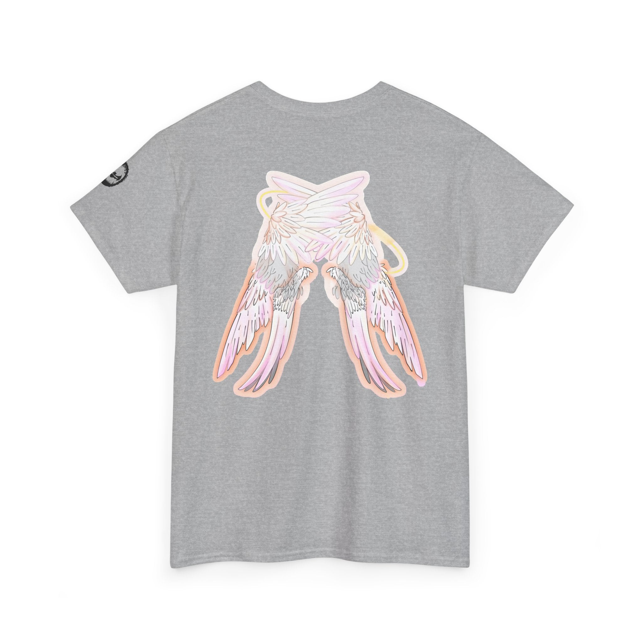 Angel Wings & Eyes Graphic Tee — Spiritual Aesthetic Streetwear