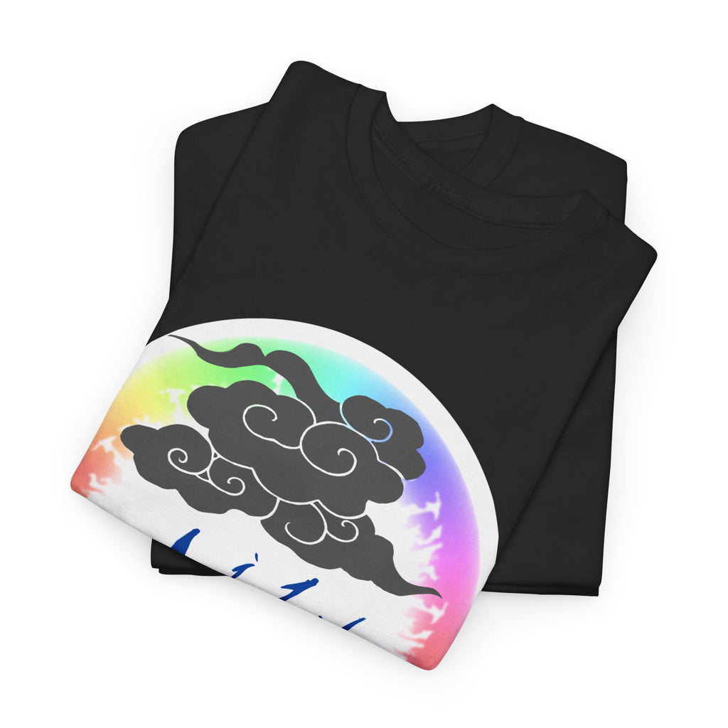 Rainboom Storm Cloud Unisex Tee | Alt Gothic Creature Graphic Tee