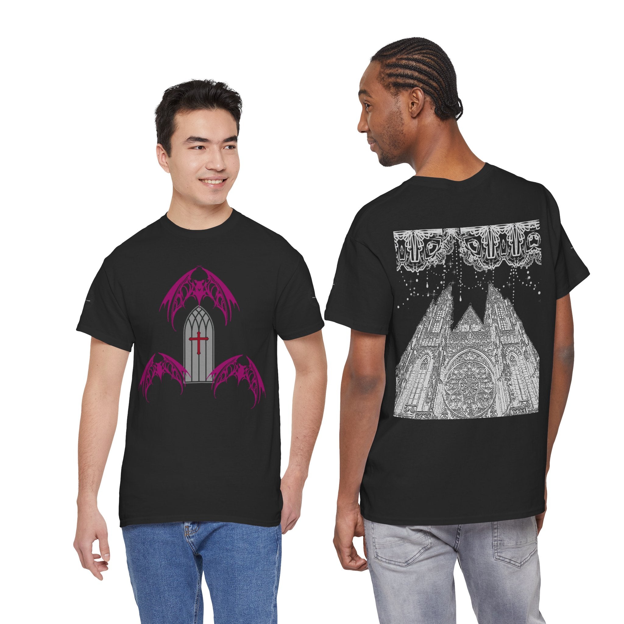 Cathedral Bat Unisex Tee | Gothic Alt Creature Graphic Tee