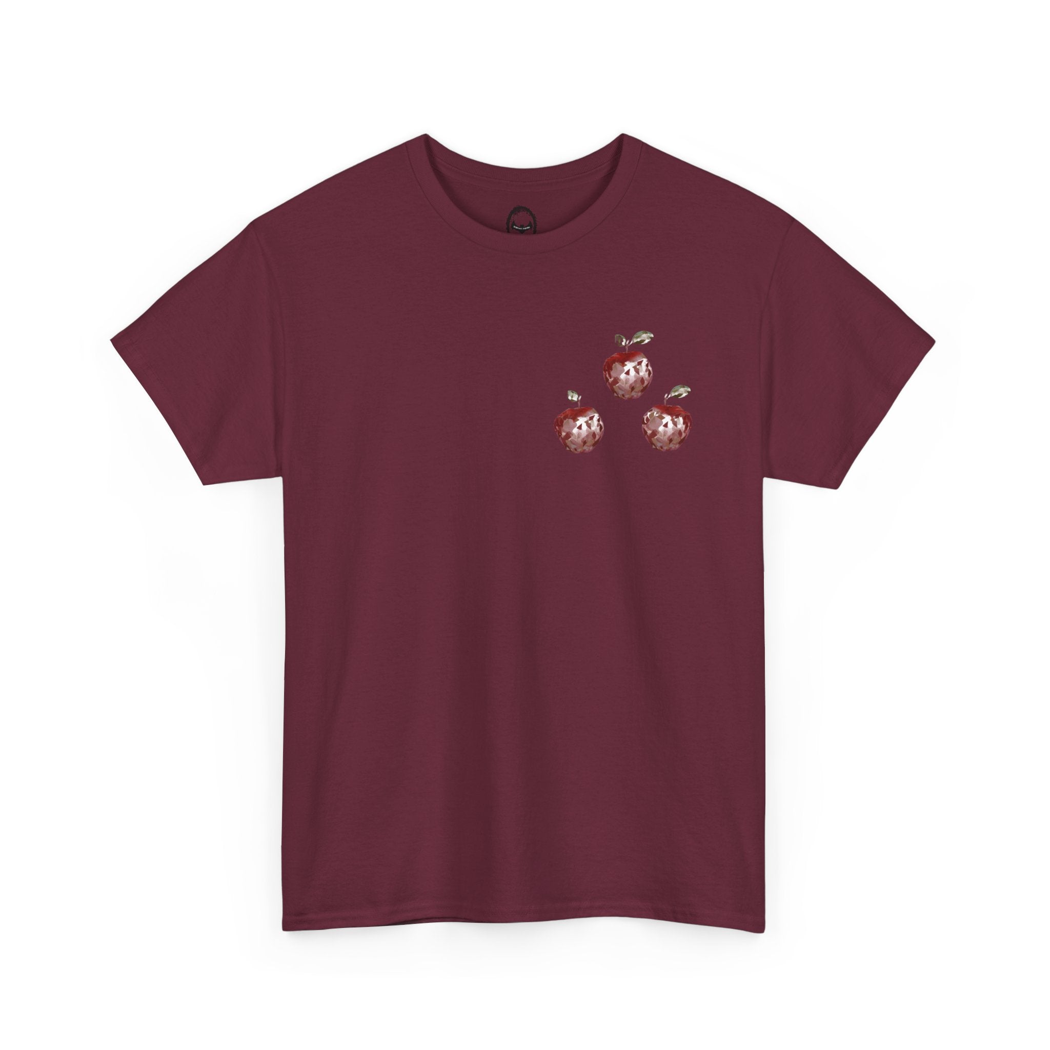 Crystal Apple Cross Graphic Tee | Alt Emo Creature Tee