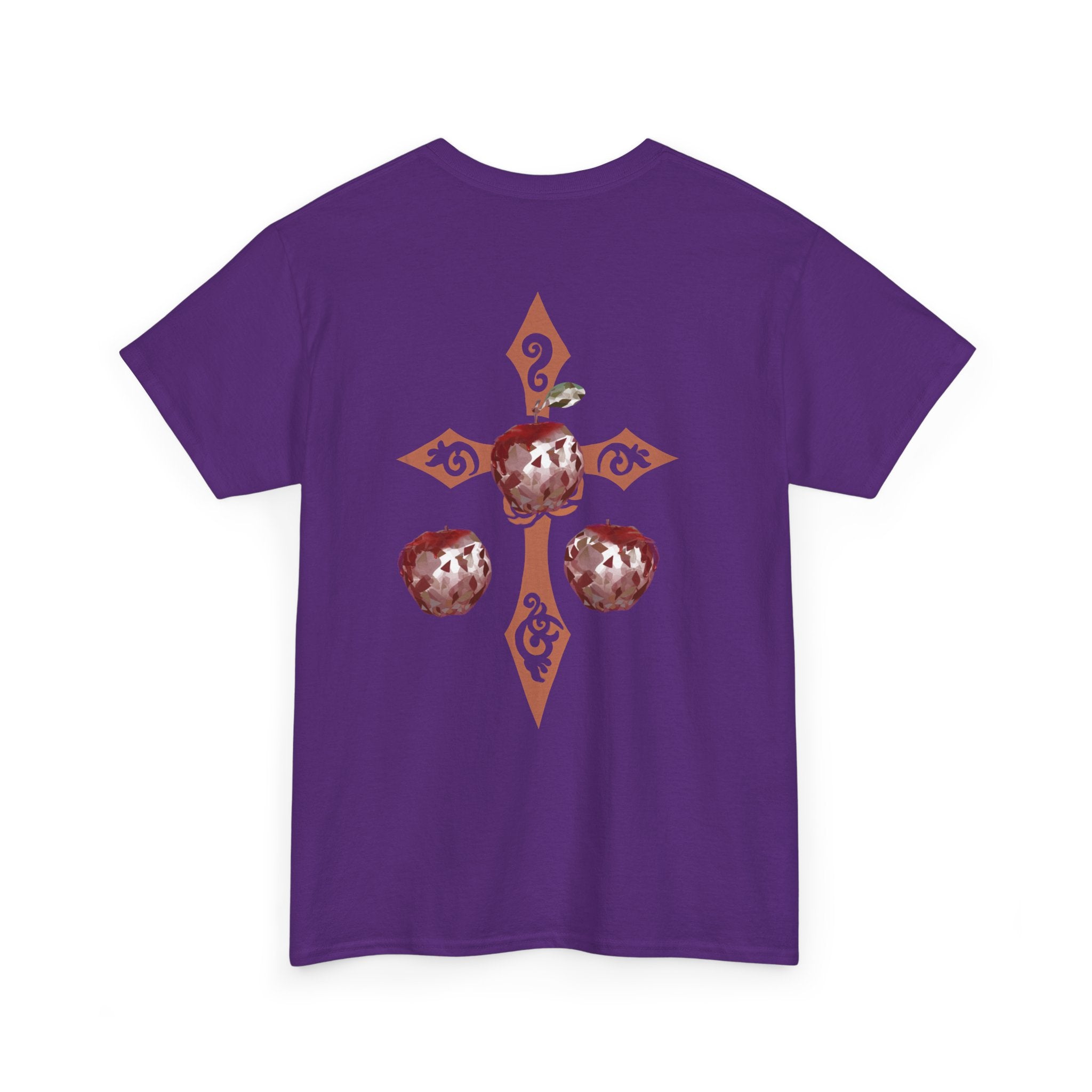 Crystal Apple Cross Graphic Tee | Alt Emo Creature Tee