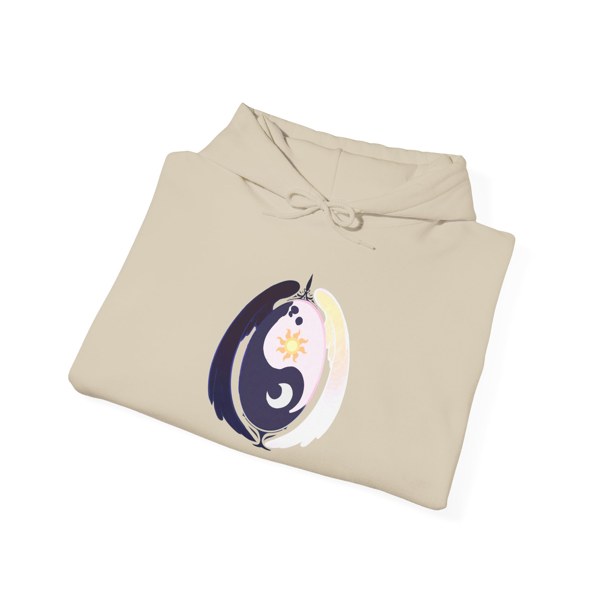 Lunar Celestial Alicorn Hoodie | Royal Sisters Alt Gothic Moon Sun Unisex Sweatshirt