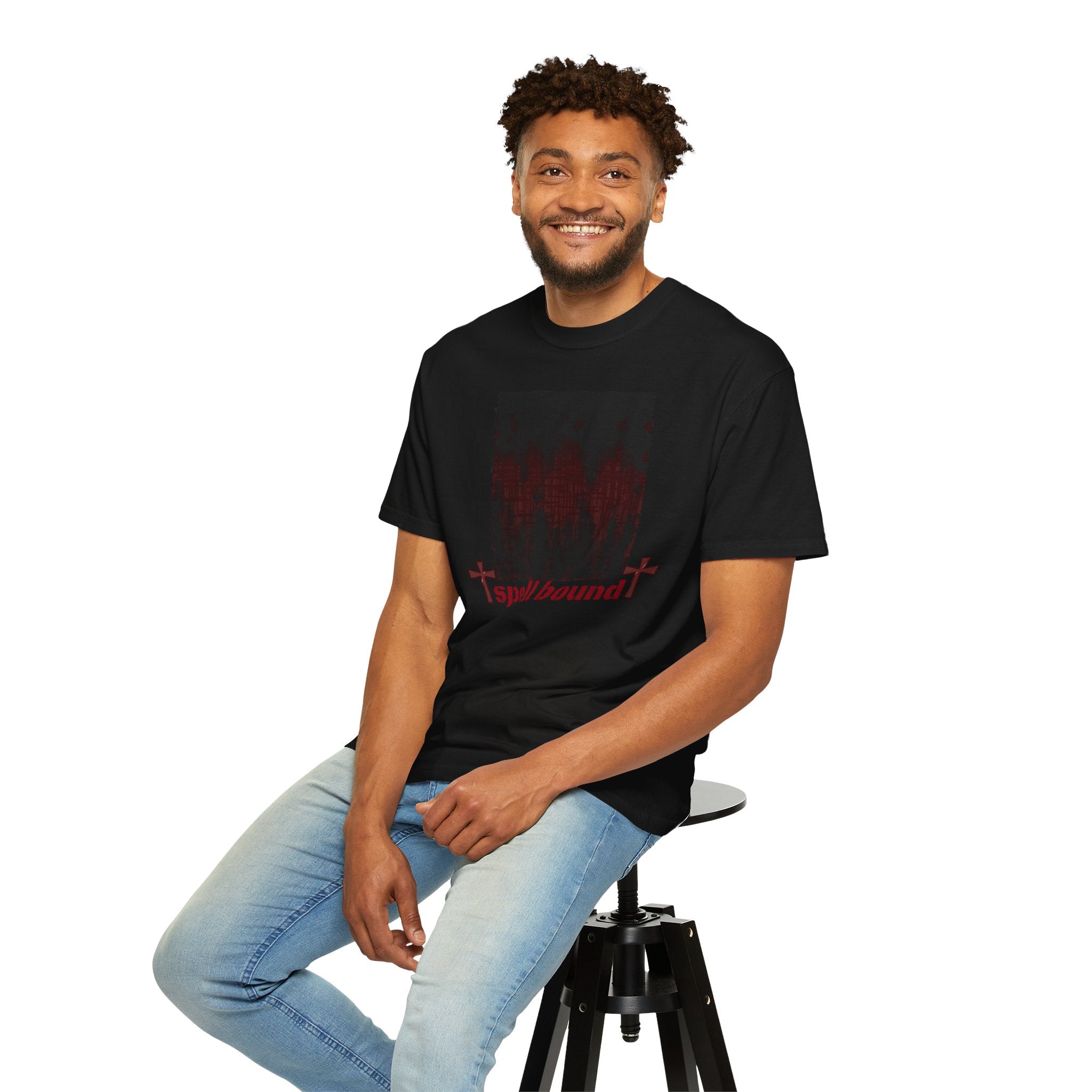 Spell Bound T-Shirt — Gothic Cross Graphic Tee