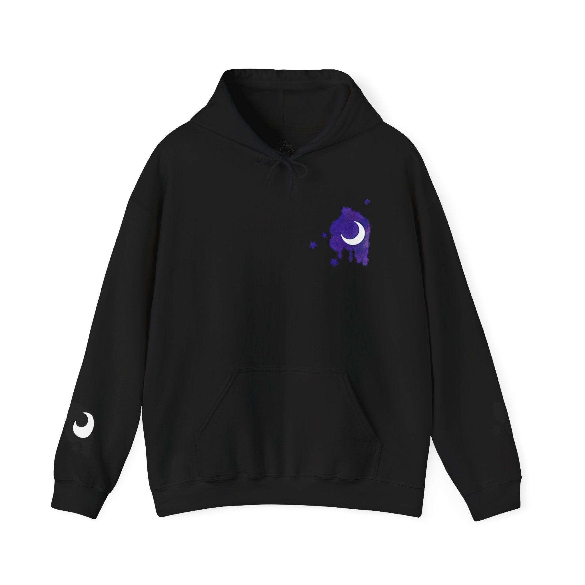 Lunar Alicorn Hoodie | Moody Moon Wings Alt Aesthetic Graphic Sweatshirt