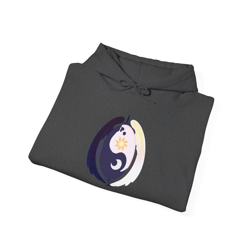 Lunar Celestial Alicorn Hoodie | Royal Sisters Alt Gothic Moon Sun Unisex Sweatshirt
