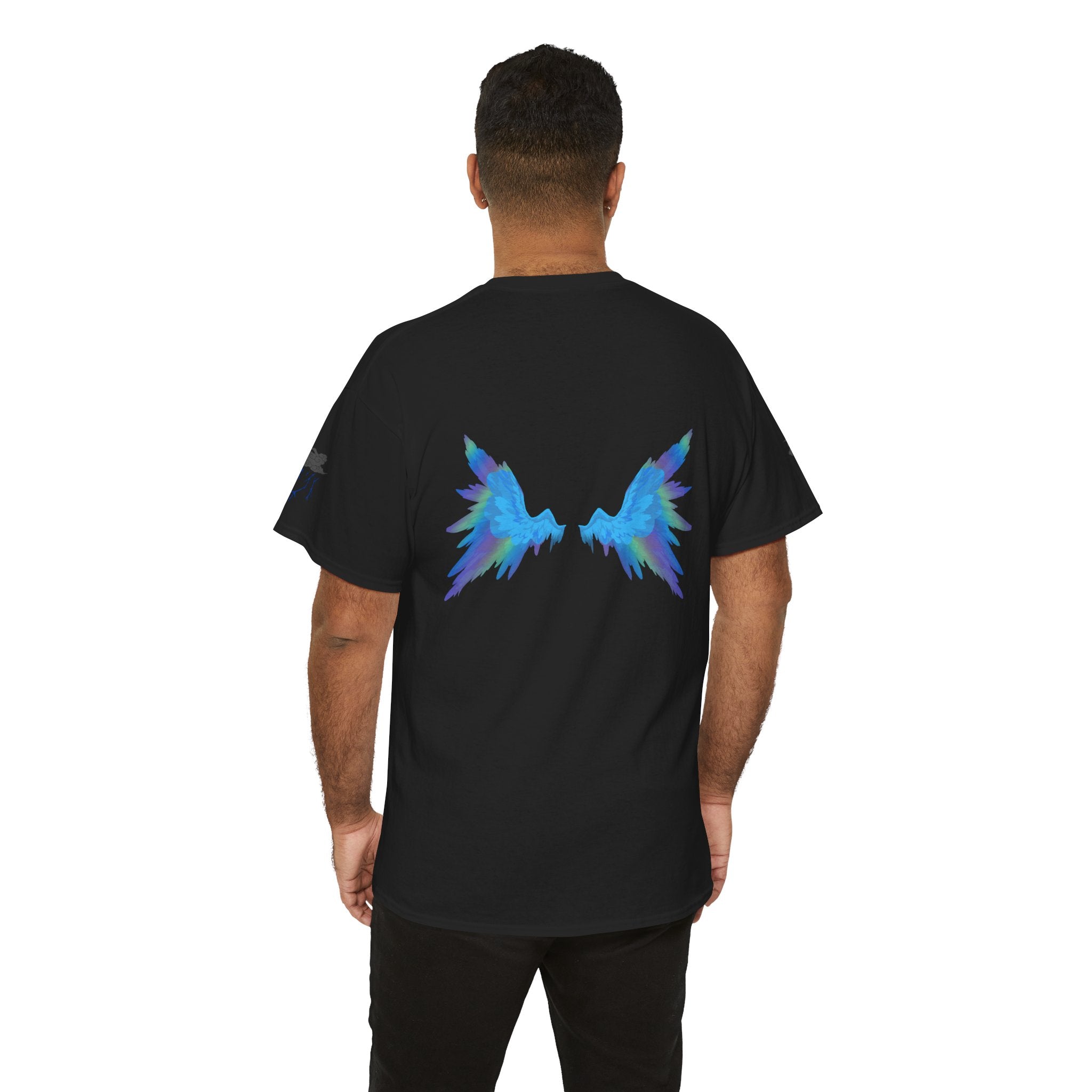 Rainbow Storm Unisex Tee | Alt Emo Colorful Graphic Tee