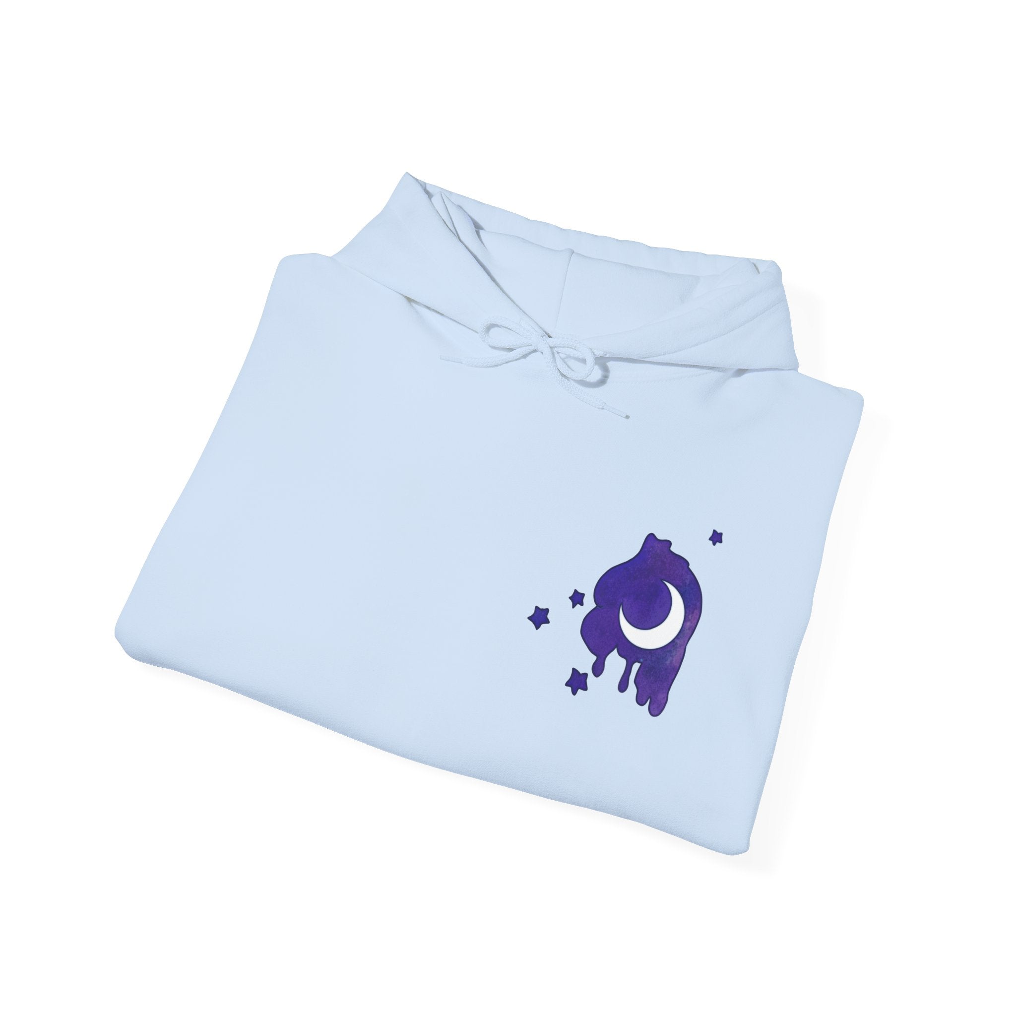 Lunar Alicorn Hoodie | Moody Moon Wings Alt Aesthetic Graphic Sweatshirt