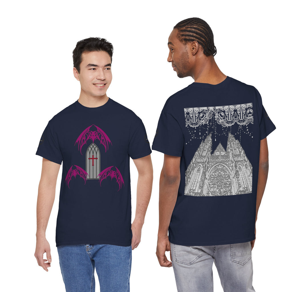 Cathedral Bat Unisex Tee | Gothic Alt Creature Graphic Tee