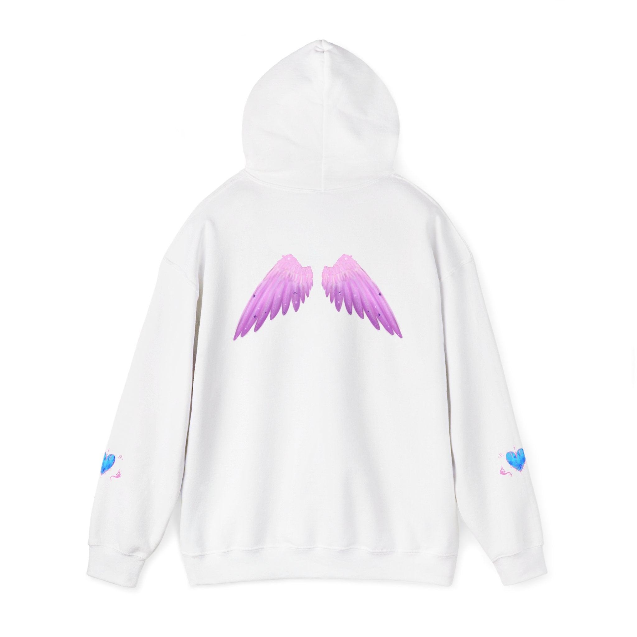 Crystal Heart Alicorn Hoodie | Alt Mythical Creature Graphic Sweatshirt Love