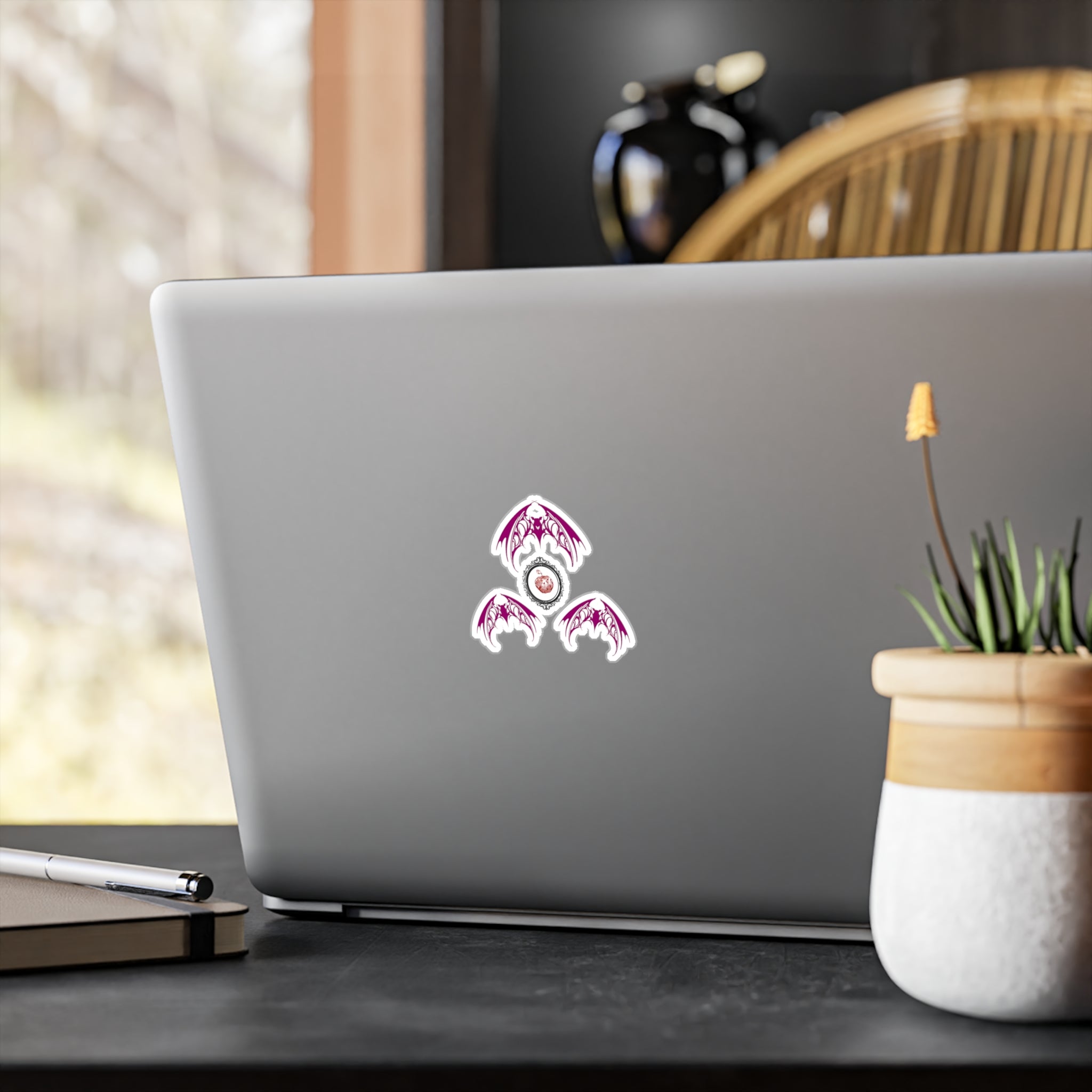 Fruit Bat Vinyl Decal Light Pink | Alt Creature Sticker