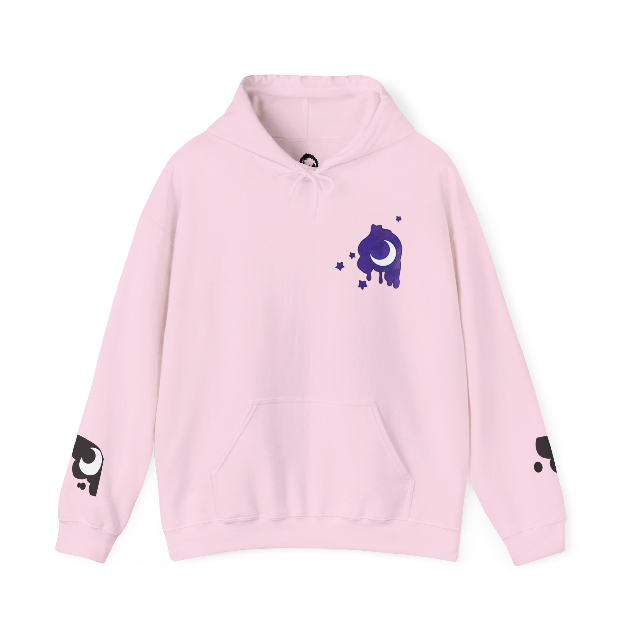 Lunar Alicorn Hoodie | Moody Moon Wings Alt Aesthetic Graphic Sweatshirt