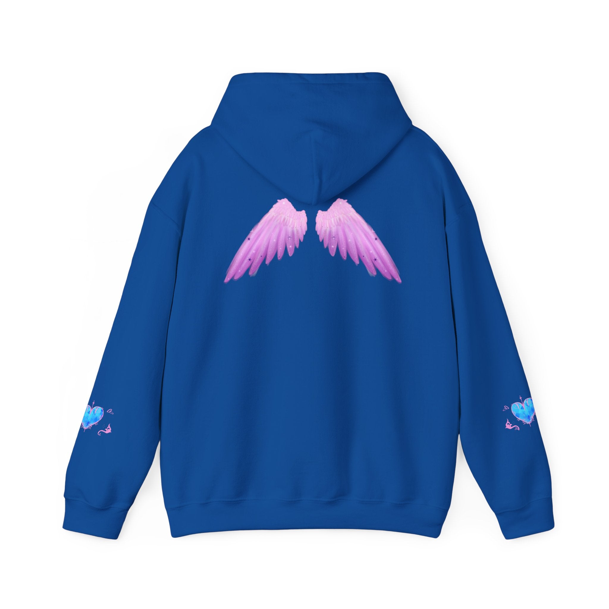 Crystal Heart Alicorn Hoodie | Alt Mythical Creature Graphic Sweatshirt Love