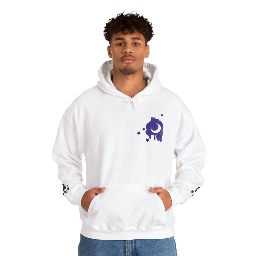 Lunar Alicorn Hoodie | Moody Moon Wings Alt Aesthetic Graphic Sweatshirt