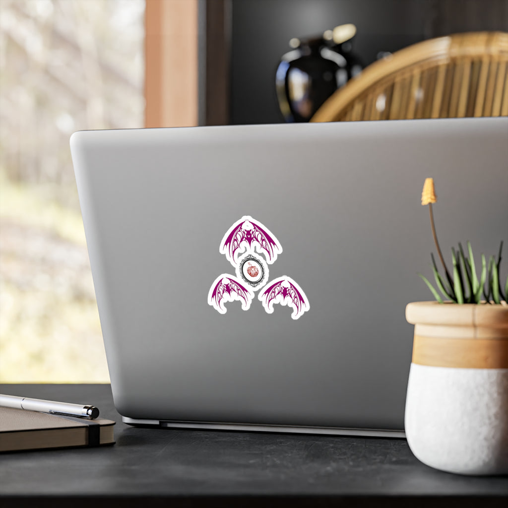 Fruit Bat Vinyl Decal Light Pink | Alt Creature Sticker